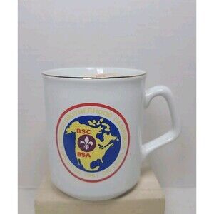 Vintage 1991 BSC BSA World Camporee Kingston District Coffee Cup